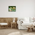 thumbnail image 2 of Stupell Industries Pond Lilies Blooming Botanical & Floral Painting Black Framed Art Print Wall Art, 20 x 16, 2 of 8