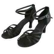 KAUU Soft Comfortable Latin Shoes Fashion Dance Shoe for Women Black 38