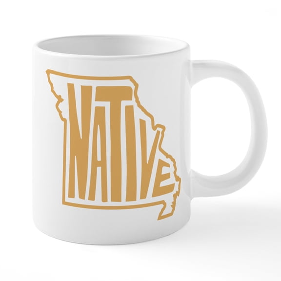 CafePress - Missouri Native - 20 Oz White Ceramic Mega Mug