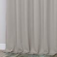 thumbnail image 4 of Superior Blackout Solid Light Filtering Grommet Curtain Panel Set, 46" x 84", Chrome, 4 of 14