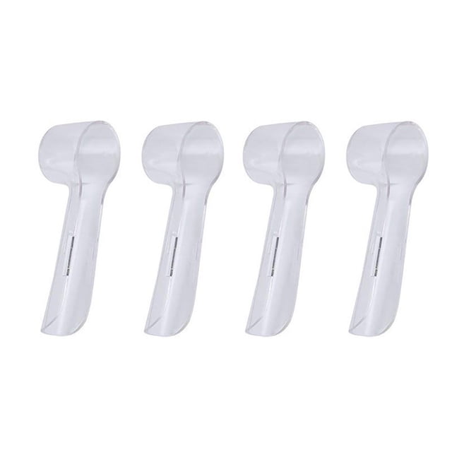 PIX-LINK 4 unidades de cubierta de cepillo de dientes eléctrico para Braun Oral B, cabezal de cepillo de dientes, tapa protectora, polvo, transparente para el hogar, viaje de camping PIX-LINK Cuidado personal pequeños electrodomésticos y accesorios