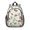 Mushroom and Butterfly, variant on Mushroom and Acorn Black Pattern Backpack for School, Cute School Bag with Adjustable Shoulder Straps and Padded Back, 15"x11.42"x5.5"