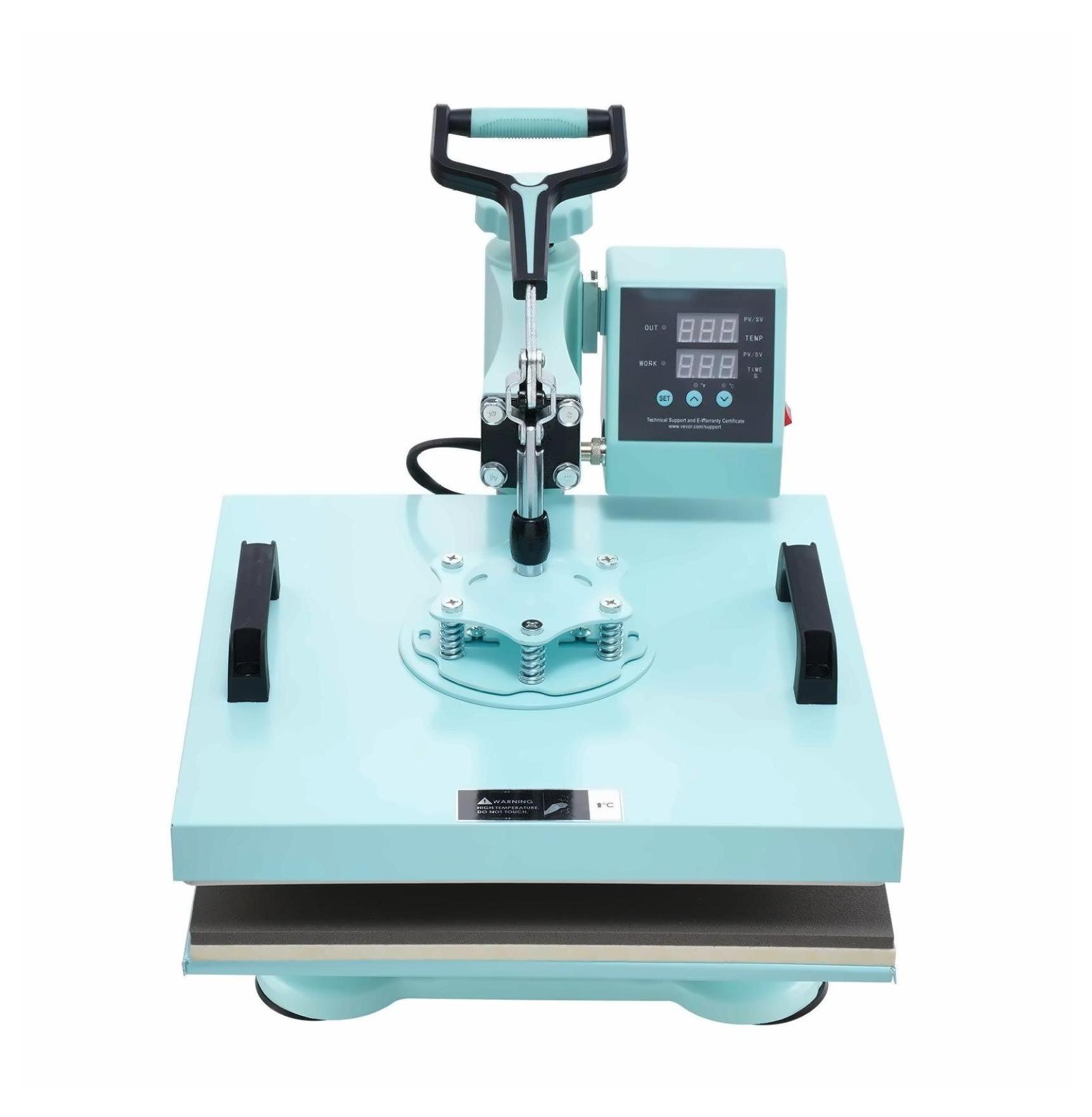 Heat Press Machine 15x15", 8 in 1, 30oz Tumbler Press for T-Shirts, Hats, Mugs, DIY Crafts & Gifts with Swing-Away Design