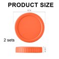 thumbnail image 4 of Couvercles de Pots Mason - Couvercles de Pots Mason en Plastique Colorés à Ouverture Régulière, Couvercles de Mise en Conserve Étanches avec Anneaux en Silicone pour Pots Ball, Pots Kerr, Couvercles et Capuchons Réutilisables pour Pots Mason, 4 of 5