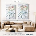 thumbnail image 3 of Elephant Stock Green Bike With Flower Basket Wall Art - Vertical Canvas Wall Art - Living Room Wall Decor - Transportation Canvas - White And Gray Decor By Cynthia Coulter - 32" x 48", 3 of 4