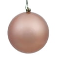 thumbnail image 1 of Vickerman N592058DCV Ornement de Boule en Forme de Bonnet Percé Or Rose, 8 Po., 1 of 5
