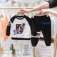 thumbnail image 3 of Conjunto de chándal de algodón Sonics Anime Marvels Otoño Suéter Sudadera con capucha Conjunto de ropa para bebé Sudadera para niños Tops Pantalones Traje de 2 piezas, 3 of 5