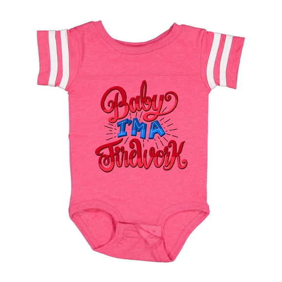 Inktastic Baby Im a Firework Hand Lettered Boys or Girls Baby Bodysuit