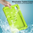 thumbnail image 5 of Tablet PC Bags Cases Sleeves Compatible with Samsung Galaxy Tab A7 Lite 8.7 Inch Case 2021 (SM-T220/T225/T227),Light Weight EVA Rugged Shockproof Protective Cover with Shoulder Strap Stand Cover Case, 5 of 7