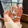 thumbnail image 6 of Cute Mini Globe Girl Heart Tabletop Ornament - Unique Transparent Desktop Decoration for Home and, 6 of 8