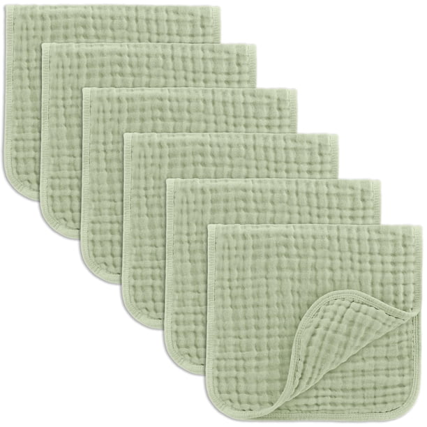 Paños de muselina para eructos Comfy Cubs 51 x 25 cm, 6 capas, paquete de 6