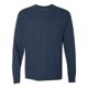 thumbnail image 1 of Comfort Colors Heavyweight Camiseta de manga larga con bolsillo True Navy 3XL Colores Confort 4410, 1 of 1