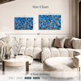 thumbnail image 4 of Elephant Stock Cerulean Tulips Wall Art - Horizontal Canvas Wall Art - Living Room Wall Decor - Floral And Botanical Canvas - Blue And Gray Decor - 30" x 20", 4 of 8