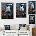 thumbnail image 2 of Designart "Celestial Avian Perch" Animals Bird Picture Framed Canvas Art Print, 2 of 5
