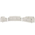 thumbnail image 6 of Harper & Bright Designs 3 Piece Living Room Furniture Sets, 3-Seater Sofa Couch, Loveseat and Single Sofa Chair, Chenille Sectional Couches and Sofas Sets for Apartment Small Spaces, Beige, 6 of 16