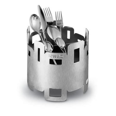 Rosseto D42577 Round Stainless Steel Cutlery Holder
