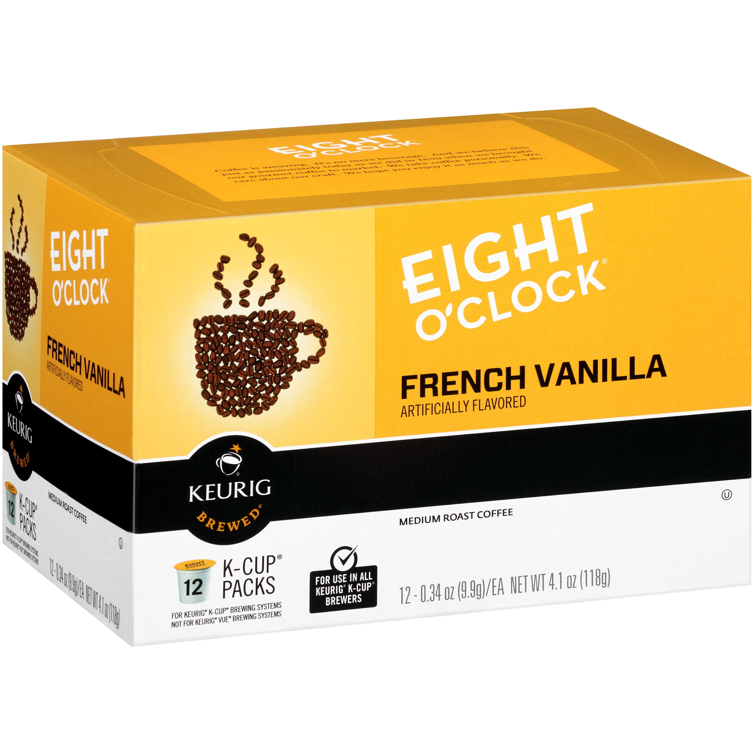 Eight O'Clock Coffee Medium Roast Single Serve Coffee for Keurig
