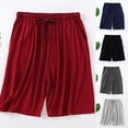 thumbnail image 5 of Mens Pajamas Sleepwear Homewear Shorts Sport Gym Yoga Drawstring Short Pants, 5 of 11