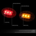 thumbnail image 4 of DNA Motoring For 99-10 Ford F250 F350 F450 Super Duty Dually Fender LED Side Marker Light Lamp 4PCS Smoked, 4 of 6