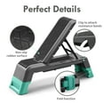 thumbnail image 3 of leikefitness Exercise Step Platform, Multifunctional Aerobic Deck with Cord and Adjustable Dumbbell & Weight Bench, Fitness Equipment for Workout Home Gym, 3 of 9