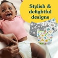 thumbnail image 5 of Charlie Banana Baby Washable Reusable Cloth Diapers Newborn, Multi-Color Night Nite - 3 Pack, 5 of 5