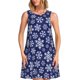 thumbnail image 1 of Balery Snowflakes On Dark Blue Vestidos de verano para mujer con estampado: vestido holgado sin mangas, vestido playero informal y cómodo para días calurosos., 1 of 7