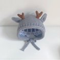 thumbnail image 4 of Penkiiy Baby Hats Baby Winter Hat Children's Winter Earmuff With Cashmere Fisherman Hat Warm Hat Blue Hat for One Size, 4 of 4