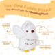 thumbnail image 3 of Peluche de búho nival de peluche preferido por los niños: Harry Potter, 3 of 6