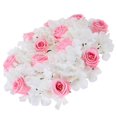 thumbnail image 3 of Pink Silk Flower Candle Wreath for DIY Use Lightweight and Portable Adds Chic Decor Touch, 3 of 5