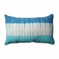 thumbnail image 1 of Pillow Perfect 598635 Shibori Bands Teal & Turquoise Rectangular Throw Pillow, 1 of 1