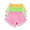 Pink, variant on WIZUTIZ Swim Shorts Women Plain Trendy Slimming Swim Dolphin Shorts 3 PCS Stretch Elastic Mid Rise Swimwear Floral Print Swimsuit for Ladies Vacation Pink