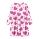 thumbnail image 5 of TaTaai Valentine Heart Print Long Sleeve A-Line Skater Dress, Valentine's Day Gift, Casual Party Twirly Dress Gift, 5 of 5