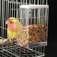 thumbnail image 3 of Soumake Bird Feeder With Dustproof Lid Automatic Clear Anti-Spill Mount Budgie Cockatiel Conure Food Dispenser Pet Supplies Practical, 3 of 7