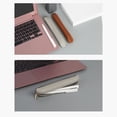 thumbnail image 2 of PU Leather Pen Case Pencil Pouches with Adjustable Elastic Notebook Pencil Case for Planners Binders Folder Book, 2 of 8
