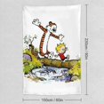 thumbnail image 2 of Calvin And Hobbes Tapestry Wall Hanging Blanket Soft Tablecloth Wall Hanging Tapestries Home Decor Posters for Home Dormitory, 2 of 8