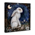 thumbnail image 4 of Stupell Industries White Rabbit Forest Scene Animals Painting Wrapped Canvas Art Print Wall Art, 17 x 17, 4 of 8