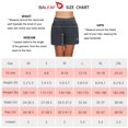 thumbnail image 6 of BALEAF Womens Shorts 5 Inches Quick Dry Running Gym Workout Active Wear with Zipper Pocket Grey Size XL, 6 of 6