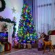 thumbnail image 3 of Árbol de Navidad Costway preiluminado de 240 cm con control remoto y 9 modos de iluminación, 3 of 6