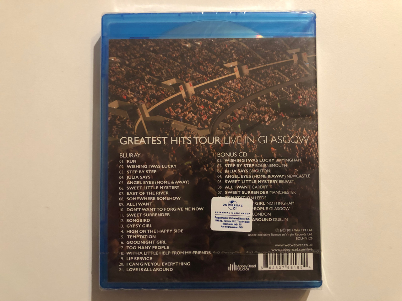 Wet Wet Wet: Greatest Hits-Live in Glasgow / Blu-ray - Walmart.com 