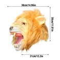 HMPEAIIY Party Style Animal Latex Toys Head Prop Animal Latex Mud
