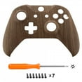 thumbnail image 3 of eXtremeRate Wood Grain Patterned Front Housing Shell Faceplate for Xbox One S & Xbox One X Controller Model 1708 - Controller NOT Included, 3 of 8