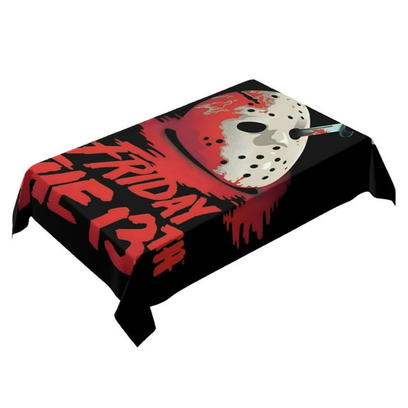 Friday The 13th Themed Square Tablecloth 54 * 72 Inches Durable Stylish