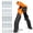 Orange, variant on Molly Bolt Setting Tool, Hollow Wall Anchor for Drywall Plaster Sheetrock Hollow Wood Wall, Heavy Duty Metal Wall Anchors Setting Tool, 30pcs Molly Bolts in 5 Sizes