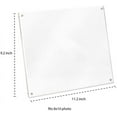 thumbnail image 5 of Isaac Jacobs 8 x 10 2-Pack Clear Plain Acrylic Picture Frame, Magnetic Photo Frame, Made for Tabletop Display with Two-Way Easel, 5 of 7