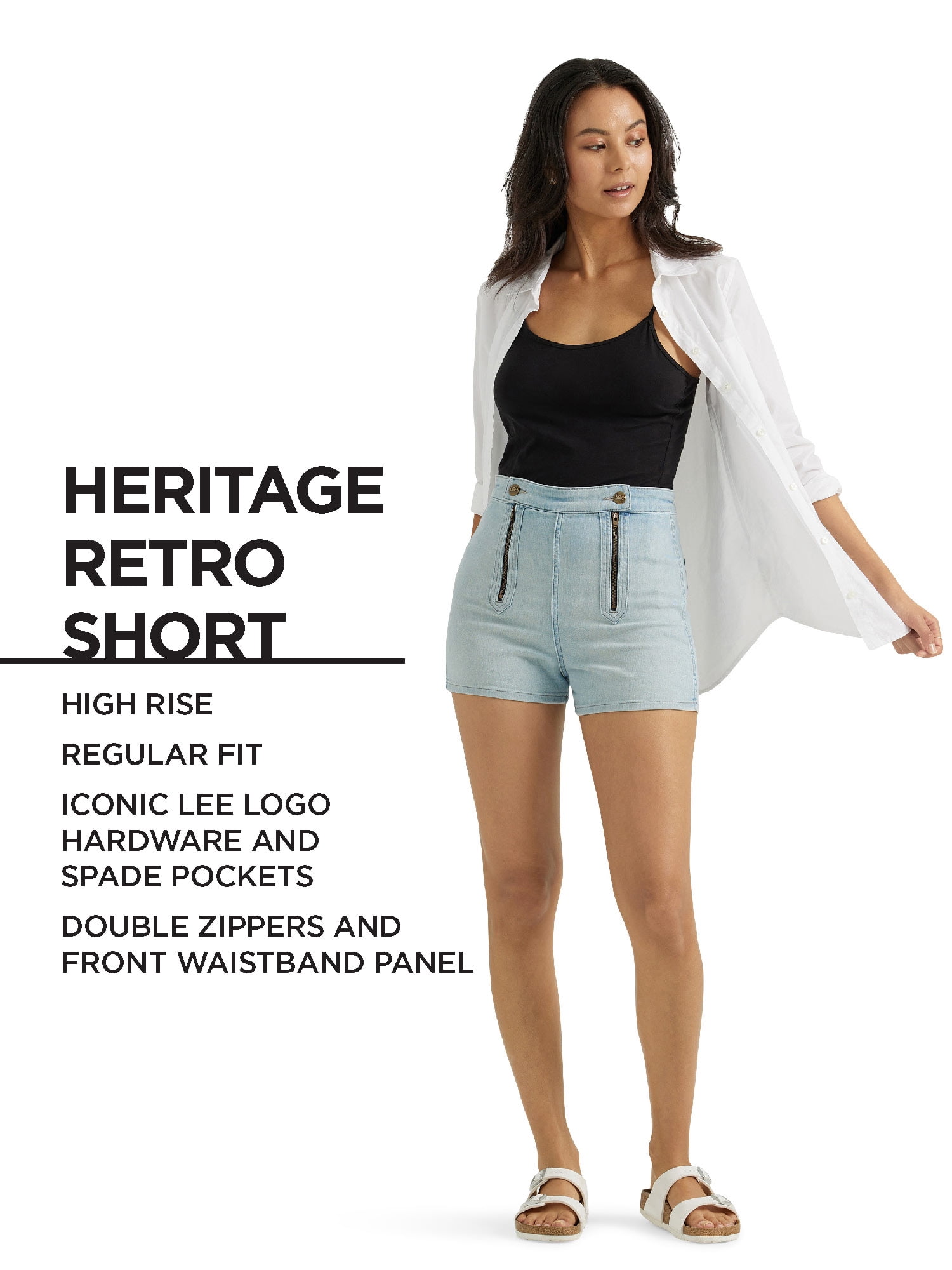 Lee® Women's Heritage High Rise Retro Short