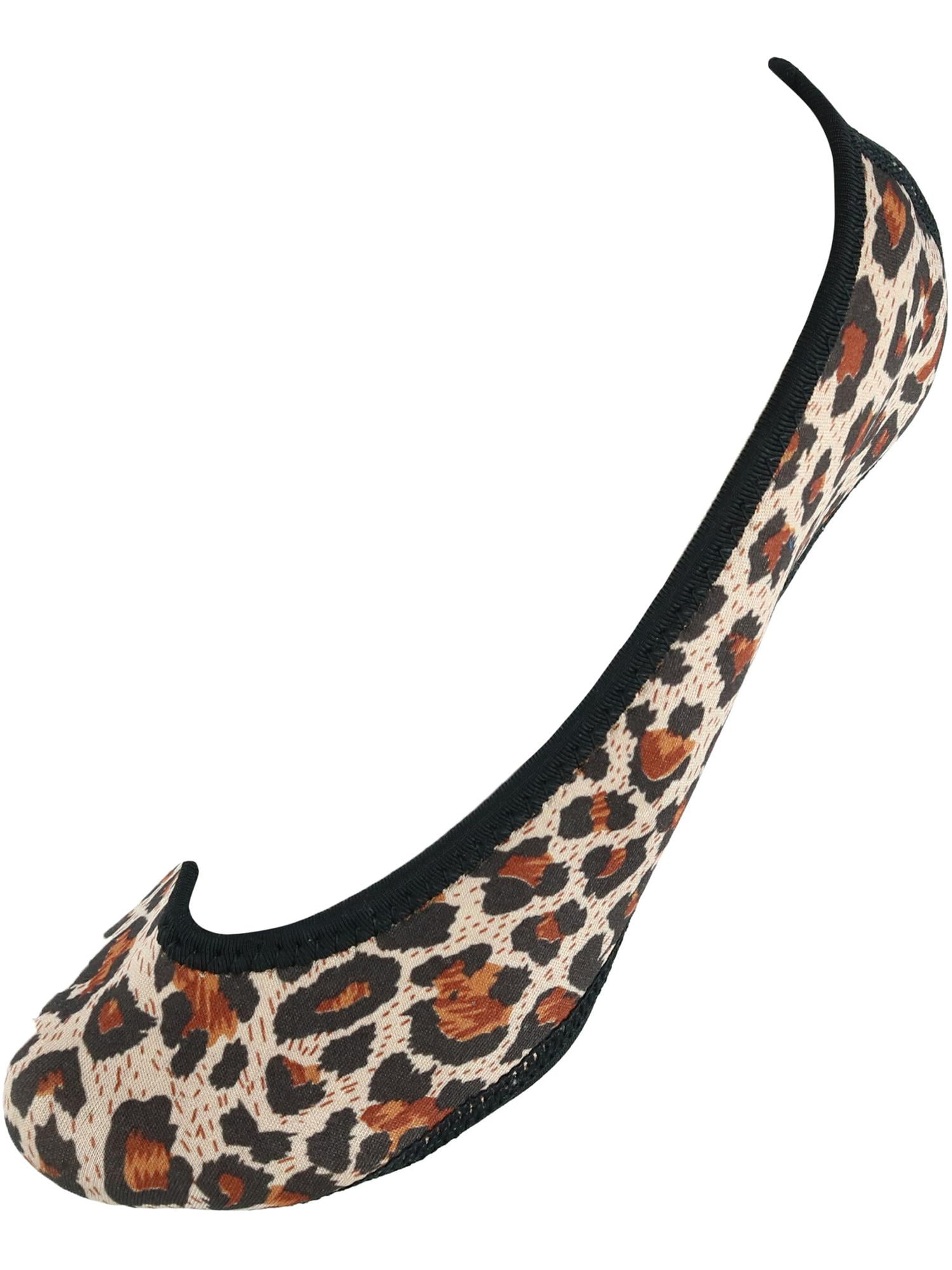 anden pessimist spisekammer Nufoot Leopard Print Stretch Neoprene Ballerina Slipper Shoes (Women's) -  Walmart.com