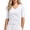White, variant on T-Shirts for Women Short Sleeve V Neck Basic Tees Womens Summer Clothes Women Tops