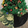 thumbnail image 3 of Falda para árbol de Navidad Ba-Pe, suave y divertida, collar para árbol de Navidad, decoración navideña de estilo rústico, 36", 3 of 4