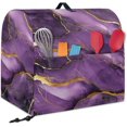 thumbnail image 2 of Stand Mixer Covers Protector Purple Marble Design Mixer Dust Covers Protector 4.5-8 Quart Mixer Fit Tilt Head & Bowl Lift Models Blue, 2 of 7