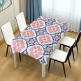 thumbnail image 4 of Yayeee Tablecloths 54" x 54" Rectangle Wrinkle Resistant Party Table Cover, Mosaic Flowers Pattern, 4 of 8